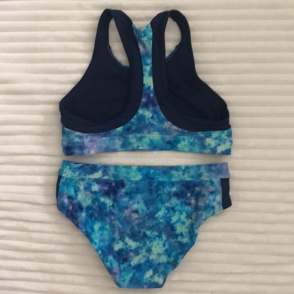 Athleta Girl High Neck Bikini Top and Mid Rise Bottoms - Picture 3 of 4